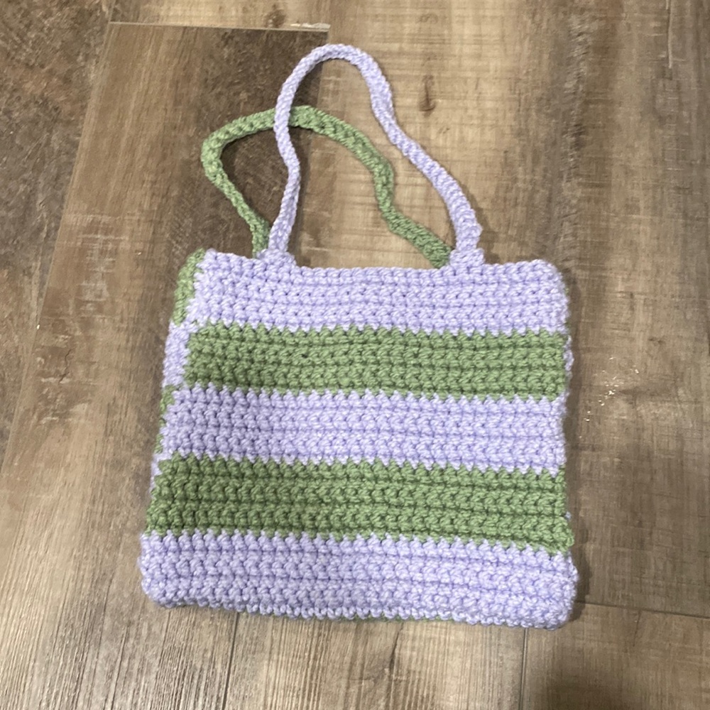 Handmade crochet tote bag